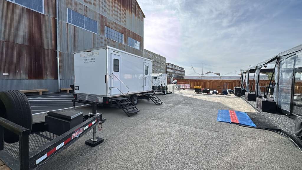 The Lavatory Denver company team and fleet. Luxury restroom trailer rental operations across Colorado
