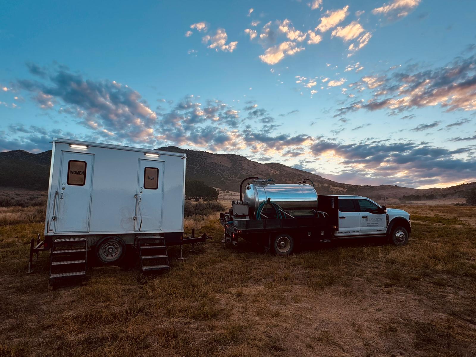Real camping & glamping deployment by The Lavatory Denver