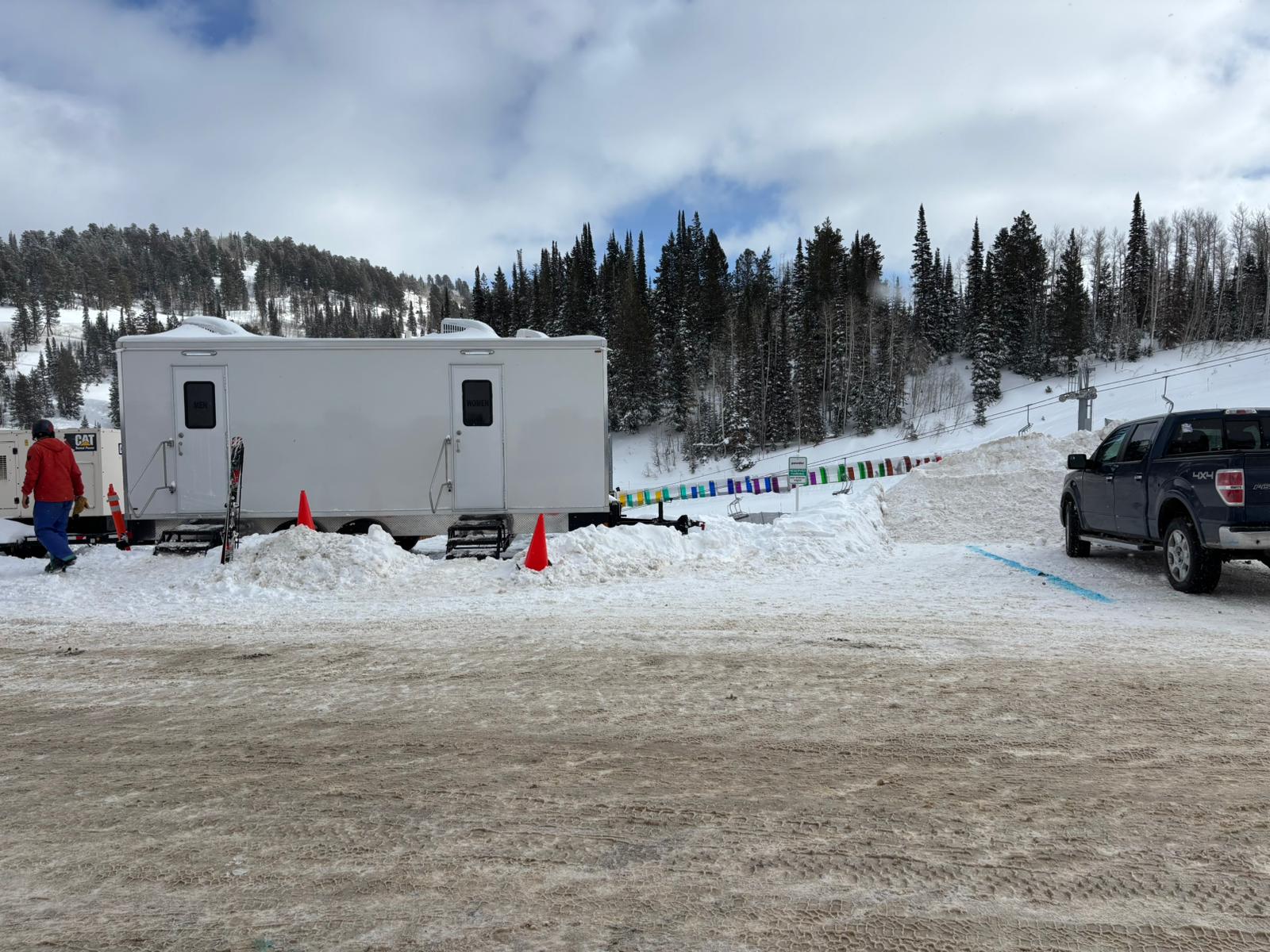 Real camping & glamping deployment by The Lavatory Denver