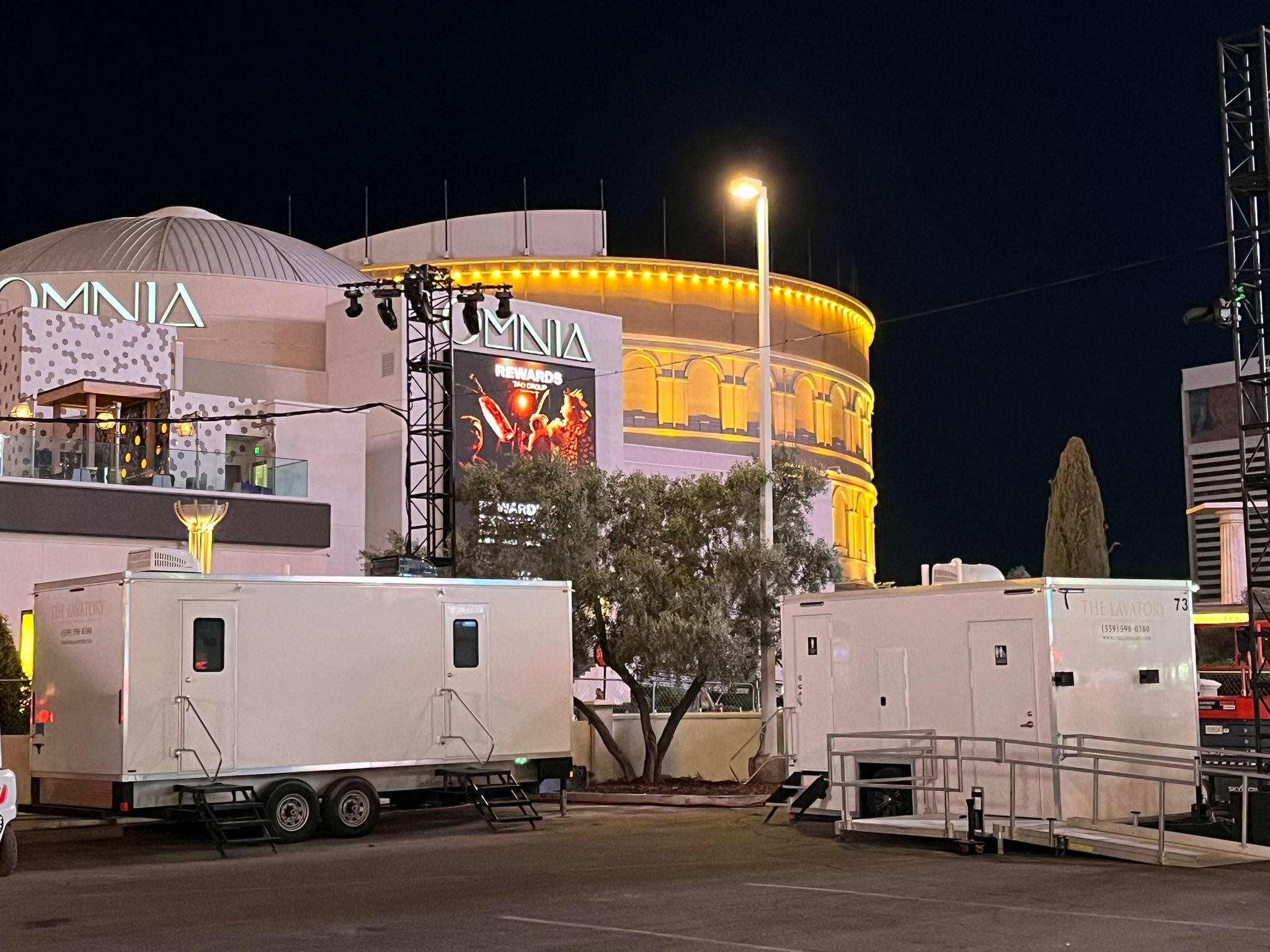 Real large outdoor events deployment by The Lavatory Denver