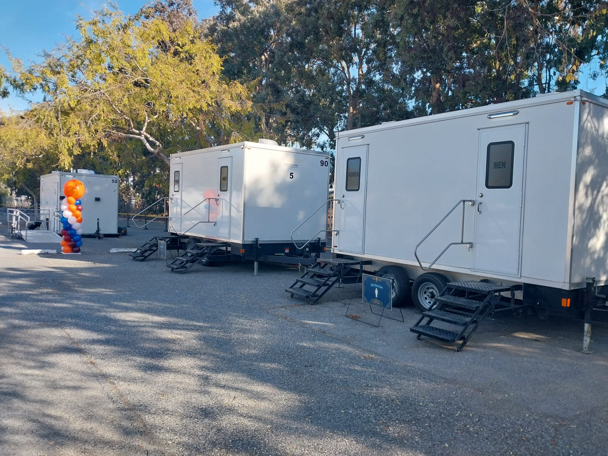 Real large outdoor events deployment by The Lavatory Denver